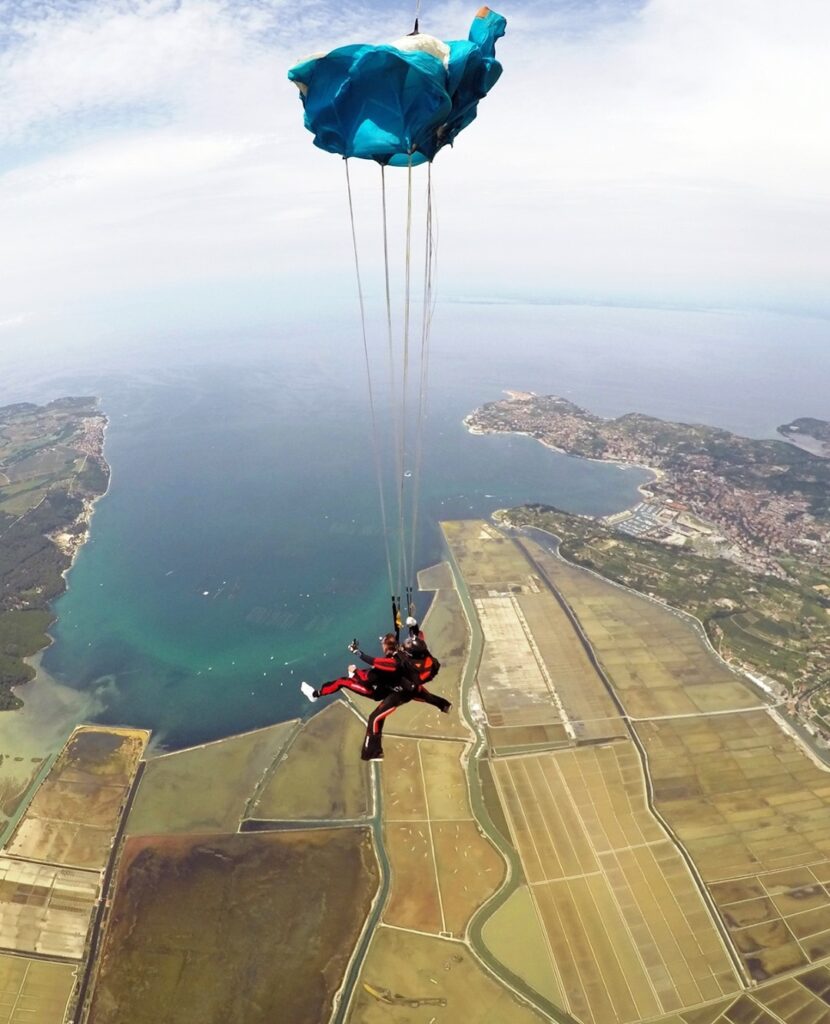 Skydive jump Slovenia, Portoroz