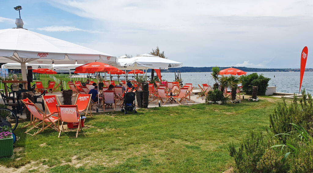 Portorož Central Beach Slovenia Adriatic coast