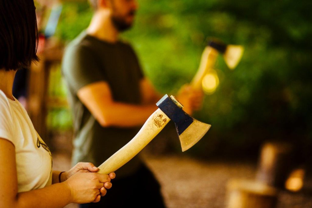 Recommended Sport activities in Slovenia - Axe Throwing