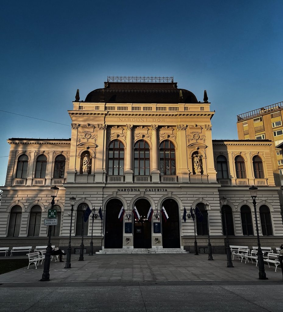 National Gallery in Ljubljana - the largest visual arts collection in Slovenia from the late medieval period to the twentieth century.
