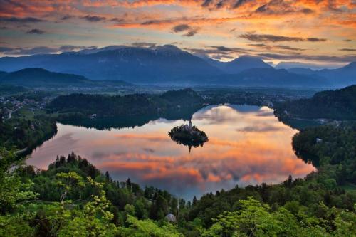 Bled Island in Slovenia