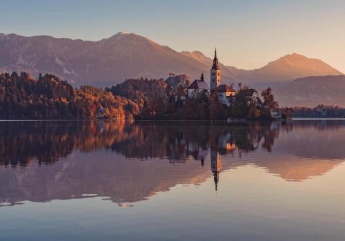 Bled Island in Slovenia