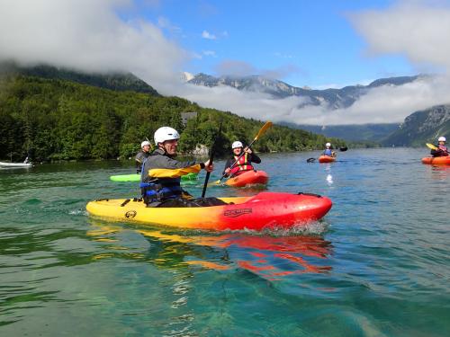 Kayaking from Lake Bohinj to Bohinjska Bistrica