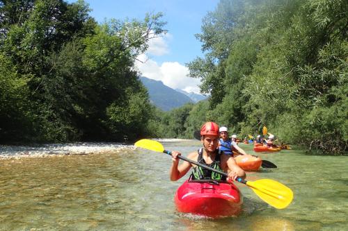 Kayaking from Lake Bohinj to Bohinjska Bistrica