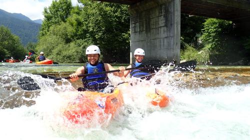 Kayaking from Lake Bohinj to Bohinjska Bistrica