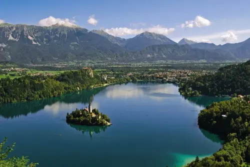 Bled Island in Slovenia