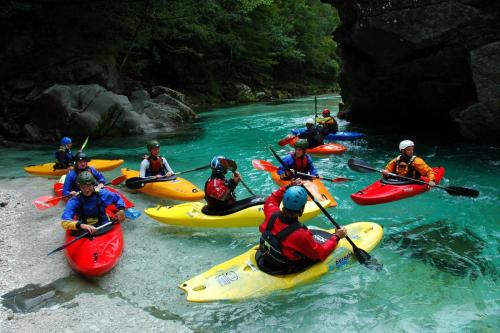 Kayaking from Lake Bohinj to Bohinjska Bistrica